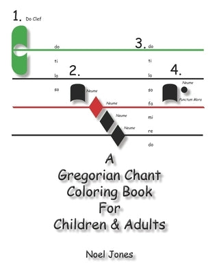 A Gregorian Chant Coloring Book For Children & Adults by Dash, Alan