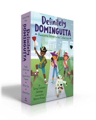 Definitely Dominguita Awesome Adventures Collection (Boxed Set): Knight of the Cape; Captain Dom's Treasure; All for One; Sherlock Dom by Catasus Jennings, Terry