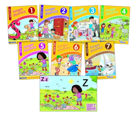 Finger Phonics Big Books 1-7: In Print Letters (American English Edition) by Lloyd, Sue