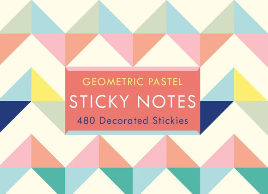 Geometric Pastel Sticky Notes by Galison