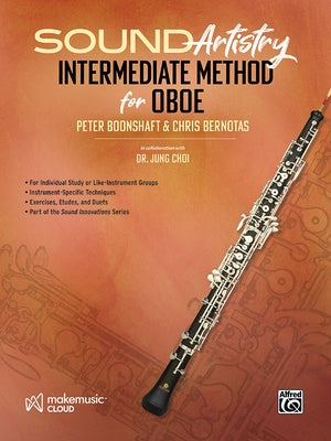 Sound Artistry Intermediate Method for Oboe by Boonshaft, Peter