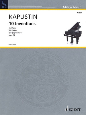 10 Inventions Op. 73: Piano Solo by Kapustin, Nikolai