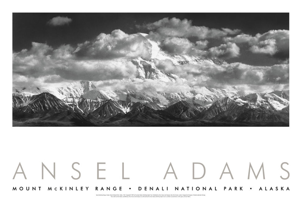 Mount McKinley Range, Clouds, Denali National Park, Alaska, 1948 by Ansel Adams Publishing Rights Trust