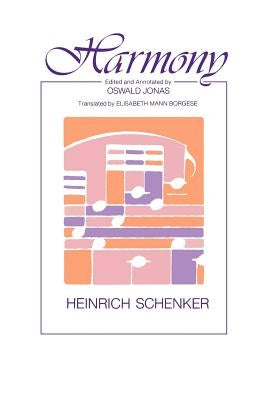 Harmony by Schenker, Heinrich