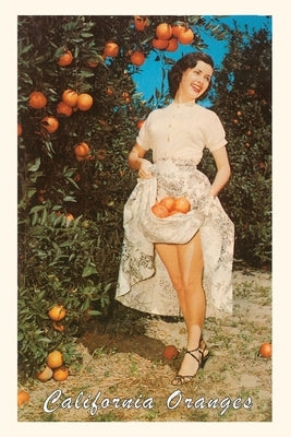 The Vintage Journal Woman with Oranges in Skirt, California by Found Image Press