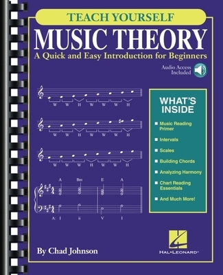 Teach Yourself Music Theory: A Quick and Easy Introduction for Beginners with Audio Access Included by Johnson, Chad