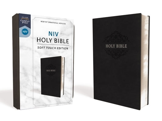 NIV, Holy Bible, Soft Touch Edition, Imitation Leather, Black, Comfort Print by Zondervan