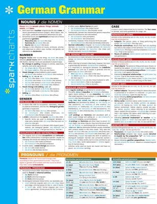 German Grammar Sparkcharts: Volume 27 by Sparknotes