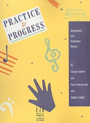 Practice & Progress Lesson Notebook by Faber, Nancy