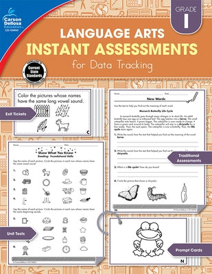 Instant Assessments for Data Tracking, Grade 1: Language Arts by Carson Dellosa Education