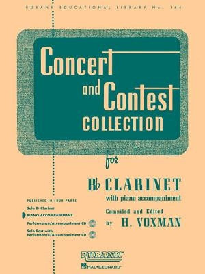 Concert and Contest Collection for BB Clarinet: Piano Accompaniment by Voxman, H.