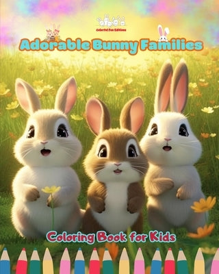 Adorable Bunny Families - Coloring Book for Kids - Creative Scenes of Endearing and Playful Rabbit Families: Cheerful Images of Lovely Bunnies for Chi by Editions, Colorful Fun