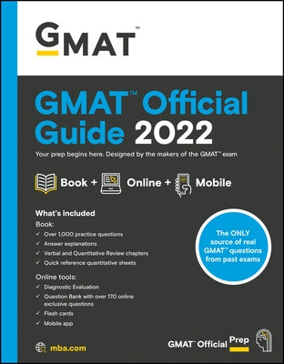 GMAT Official Guide 2022: Book + Online Question Bank by Gmac (Graduate Management Admission Coun