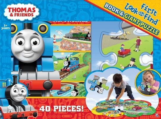 Thomas & Friends: First Look and Find Book and Giant Puzzle by Pi Kids