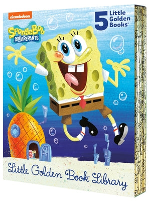 Spongebob Squarepants Little Golden Book Library (Spongebob Squarepants): Mr. Fancypants!; Sponge in Space!, Top of the Class!; Where the Pirates Arrg by Various