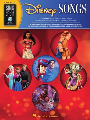 Disney Songs: Sing with the Choir Volume 18 by Hal Leonard Corp