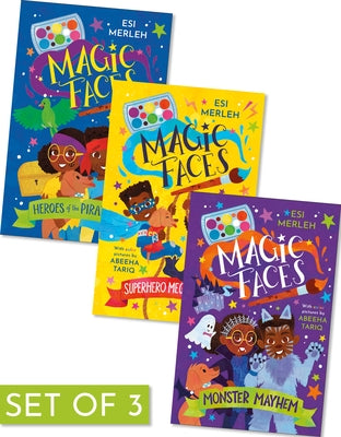 Magic Faces (Set of 3) by Merleh, Esi