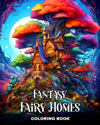 Fantasy Fairy Homes Coloring Book: Magical Fairy House Coloring Pages for Adults and Teens with Whimsical Designs by Peay, Regina