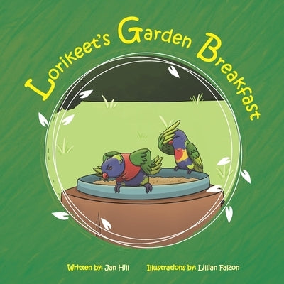 Lorikeet's Garden Breakfast by Falzon, Lillian