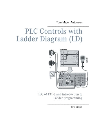 PLC Controls with Ladder Diagram (LD), Monochrome: IEC 61131-3 and introduction to Ladder programming by Antonsen, Tom Mejer