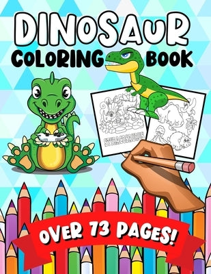 Dinosaur Coloring Book: A Fun & Learning Activity Colouring Book for Kids by Planet, Crayons