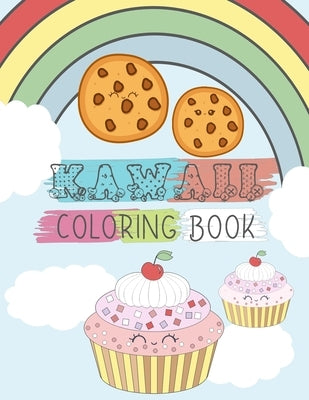 Kawaii Coloring Book: 24 Fun and Relaxing Kawaii Colouring Pages For kids by Catherine, Catherine