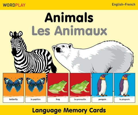 Wordplay Language Memory Cards-Animals (English-French) by Milet Publishing