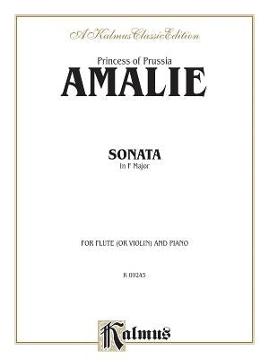 Sonata for Flute in F Major: Part(s) by Amalie of Prussia, Princess