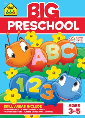 School Zone Big Preschool Workbook by Zone, School