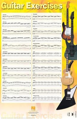 Guitar Exercises Poster: 22 Inch. X 34 Inch. Poster by Hal Leonard Corp