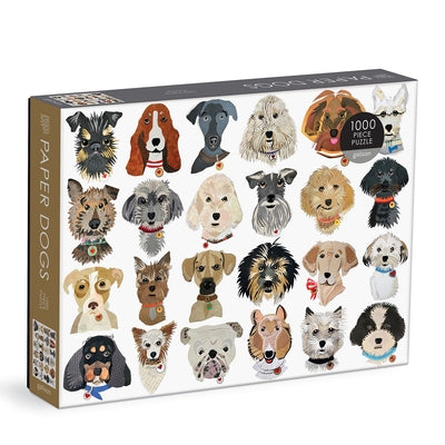 Paper Dogs 1000 PC Puzzle by Galison