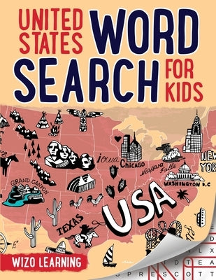 United States Word Search For Kids by Wizo Learning