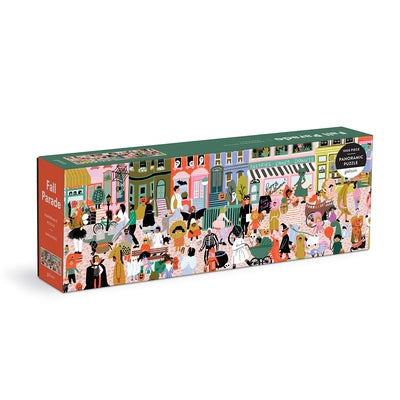 Fall Parade 1000 Piece Panoramic Puzzle by Galison