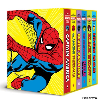 My Mighty Marvel First Book Collection: 6 Board Books: Captain America, Spider-Man, Black Widow, Black Panther, the Hulk, and Iron Man! by Marvel Entertainment