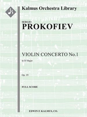 Violin Concerto No. 1, Op. 19: Conductor Score by Prokofiev, Sergei