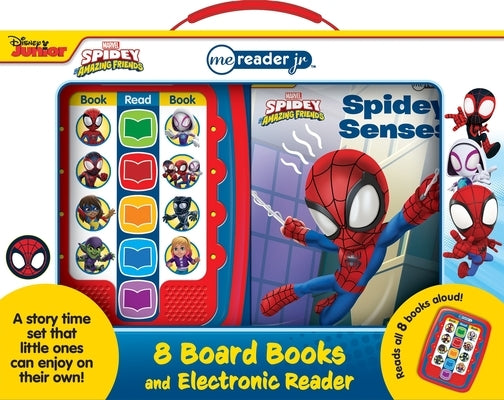 Marvel Spidey and His Amazing Friends: Me Reader Jr 8 Board Books and Electronic Reader Sound Book Set: Me Reader Jr: 8 Board Books and Electronic Rea by Pi Kids