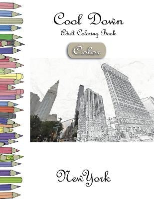 Cool Down [Color] - Adult Coloring Book: New York by Herpers, York P.