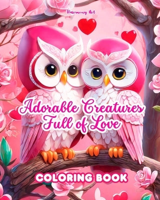 Adorable Creatures Full of Love Coloring Book Source of infinite creativity Perfect Valentine's Day gift: Unique collection of enchanting animals and by Art, Harmony