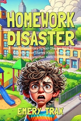 Homework Disaster: A Funny Elementary School Chapter Book for Kids Who Love Stories About Teachers, Bullies, and Forgotten Math Homework by Trax, Emery