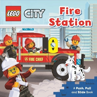 Lego(r) City. Fire Station: A Push, Pull and Slide Book by Books, MacMillan Children's