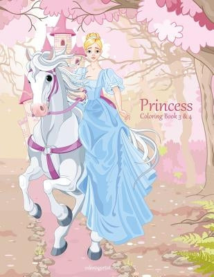 Princess Coloring Book 3 & 4 by Snels, Nick