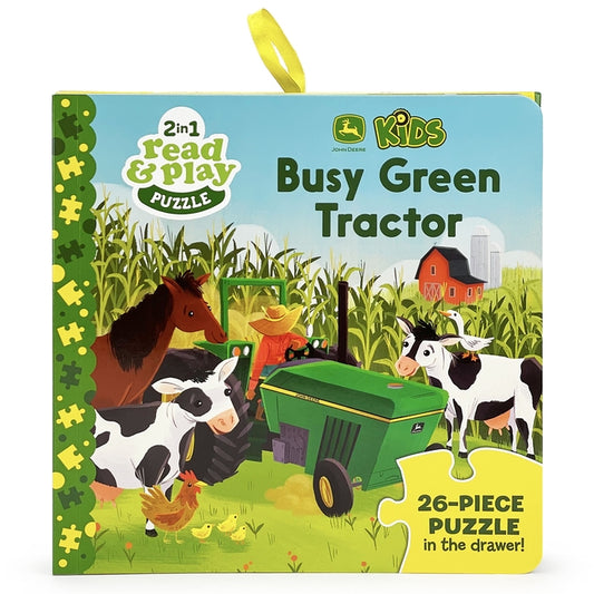 John Deere Kids Busy Green Tractor by Cottage Door Press