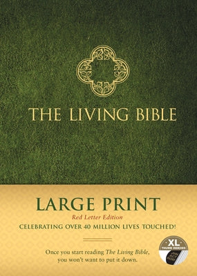 The Living Bible Large Print Red Letter Edition by Tyndale