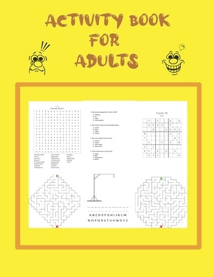 activity book for adults by Avc, Sue