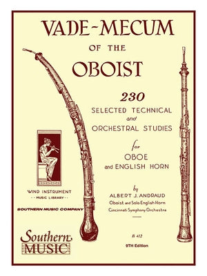 Vade Mecum of the Oboist: 230 Selected Technical and Orchestral Studies by Andraud, Albert J.