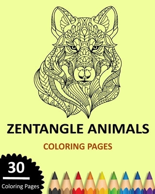 Zentangle Animals Coloring Pages by Bacon, Sandra