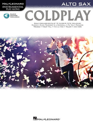 Coldplay - Instrumental Play-Along for Alto Sax Book/Online Audio [With CD (Audio)] by Coldplay