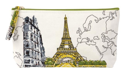 Paris Eiffel Tower Handmade Pouch by Galison