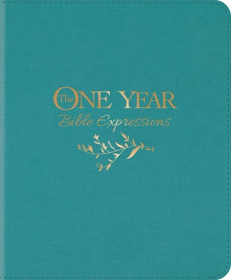 The One Year Bible Expressions (Leatherlike, Tidewater Teal) by Tyndale