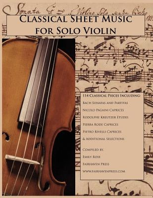 Classical Sheet Music for Solo Violin by Rose, Emily